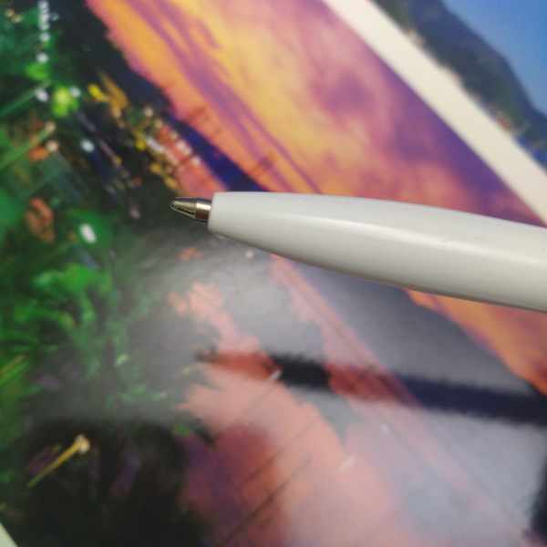 Ручка металлическая Palina, синие чернила / Классический дизайн